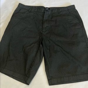Calvin Klein Jeans Men's Cargo Shorts Black Gray Size 36 Print Summer Casual CK